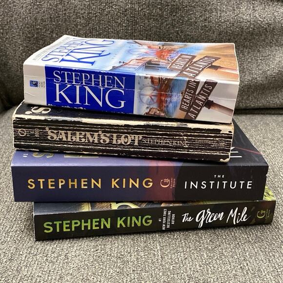 Stephen King Bundle Book Lot Hearts in Atlantis Salem’s Lot Green Mile Institute - Picture 1 of 10